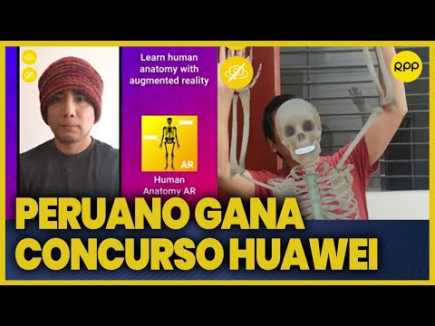 Peruano gana concurso de Huawei con aplicación de realidad aumentada Human anatomy AR