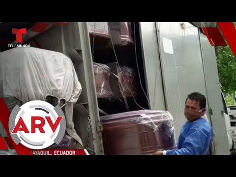 Presidente de Ecuador pide investigación por manejo de cadáveres | Al Rojo Vivo | Telemundo