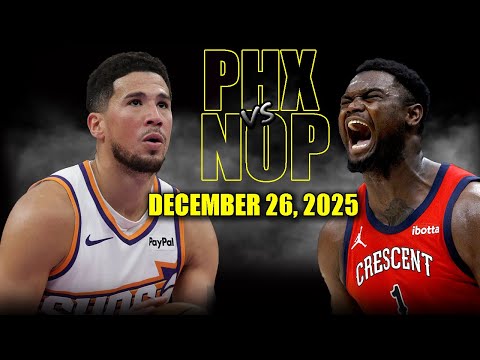 Phoenix Suns vs New Orleans Pelicans Full Game Highlights – December 26, 2025 | NBA Season