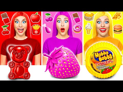 Izazov Za Hranu Istih Boja | Ludi Trikovi i Recepti Multi DO Fun Challenge