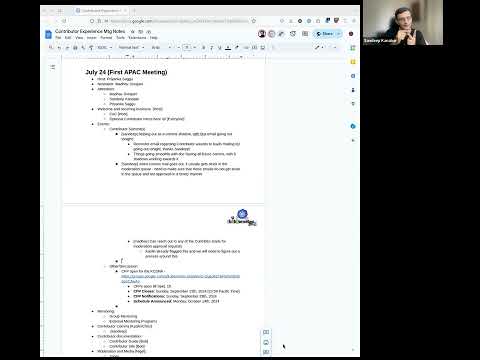 [SIG ContribEx] Biweekly Meeting for 2024-07-24T07:26:33Z.mp4