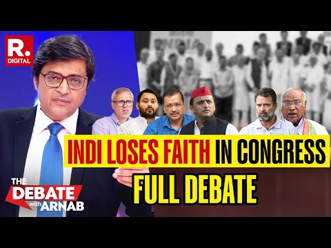 Debate With Arnab: INDI's All Out Snub To Congress In Polls | Republic TV
