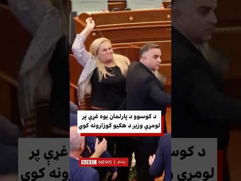 د ګوسوو د پارلمان یوه غړې پر چارسمبالي لومړي وزیر د هګیو ګوزارونه کوي