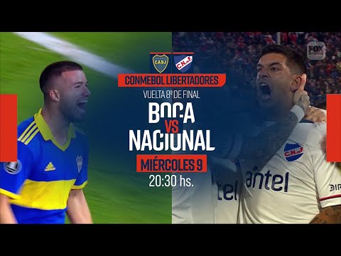 Boca Juniors  VS. Nacional - Copa CONMEBOL Libertadores 2023 - 8vos VUELTA - FOX Sports PROMO