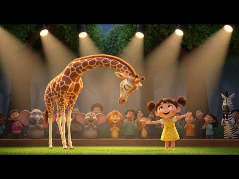 Girafe Dansante dans le Parc | Comptine Amusante et Chanson pour Enfants