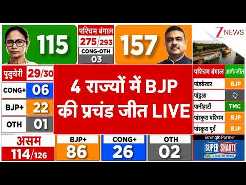 BJP Landslide Victory In Assembly Election LIVE: 4 राज्यों में BJP की प्रचंड जीत LIVE
