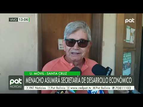 Luis Fernando Menacho asumirá la Secretaría de Desarrollo Económico