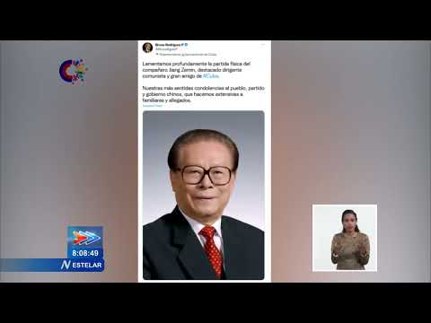 Envió presidente de Cuba condolencias al pueblo de China tras el fallecimiento de Jiang Zemin