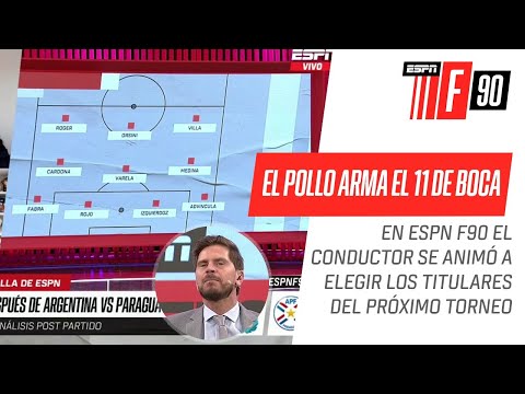 ¡En #ESPNF90 armamos el once del próximo Boca de Russo!