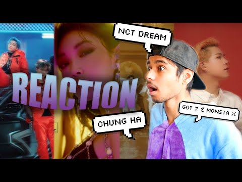 Vidéo RÉACTION : NCT DREAM, CHUNG HA, GOT 7, Monsta X...