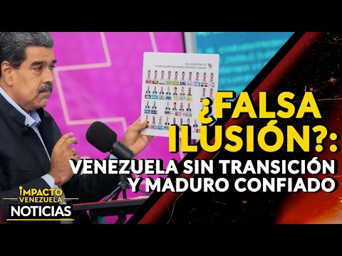 ¿FALSA ILUSIÓN?: Venezuela sin transición y Maduro confiado |  NOTICIAS VENEZUELA HOY 2024