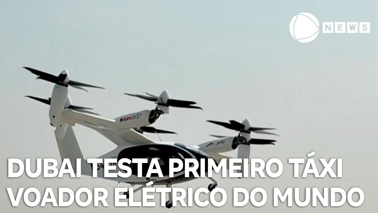 Dubai testa primeiro táxi voador elétrico do mundo