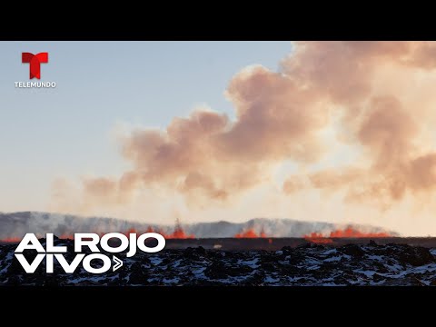 EN VIVO: Un volcán vuelve a entrar en erupción en Islandia | Al Rojo Vivo