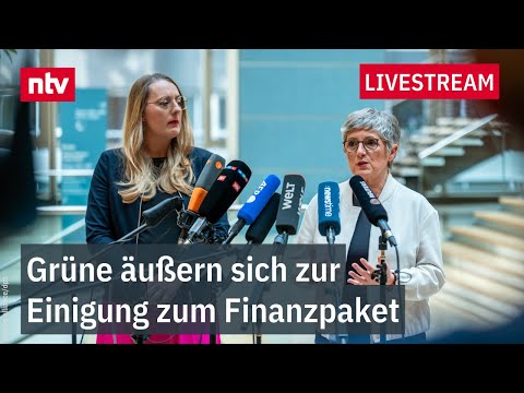 LIVE: Statement der Grünen zur Einigung über das Finanzpaket
