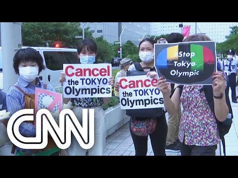Manifestantes pedem cancelamento da Olimpíada de Tóquio | JORNAL DA CNN