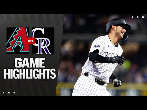 D-backs vs Rockies Game Highlights (8/16/25) | MLB Highlights