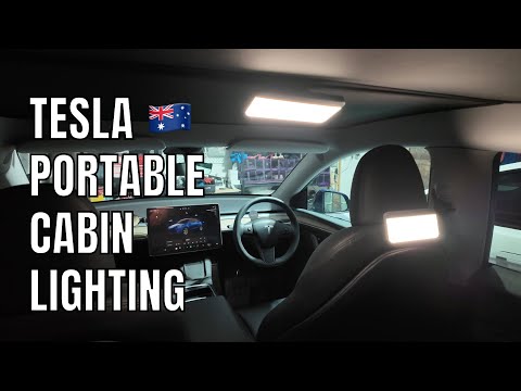 Tesla Model Y Lighting Accessories | Jowua Portable LED Magsafe Light