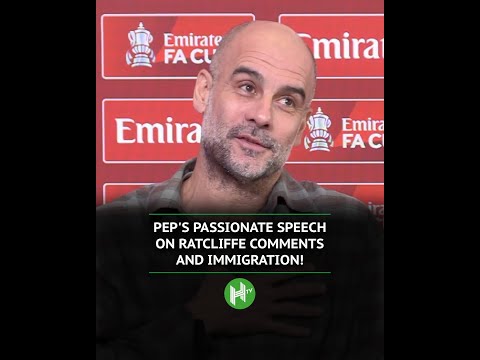 Pep's passionate SPEECH on immigrants 🗣️