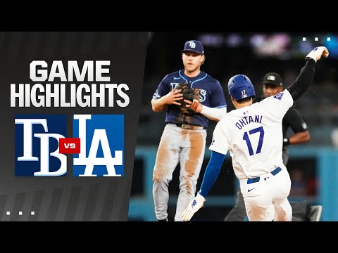 Rays vs. Dodgers Game Highlights (8/23/24) | MLB Highlights