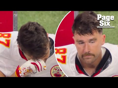 Travis Kelce appears downcast in viral video after Taylor Swift skips Kansas City Chiefs game