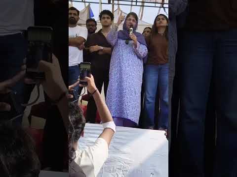 PDP President Mehbooba Mufti joins students at Jantar Mantar, New Delhi