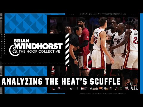 Analyzing all the chaos in the Miami Heat's scuffle during the timeout | The Hoop Collective video clip