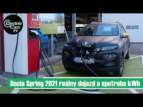 Dacia Spring 2021 reálny dojazd a spotreba 90 km/h - Electric Cars TV