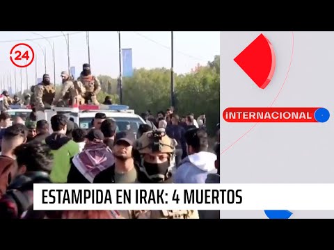 Estampida en estadio iraquí deja 4 muertos | 24 Horas TVN Chile