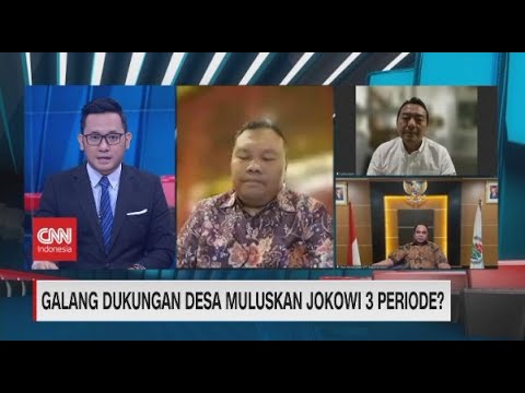 Galang Dukungan Desa Muluskan Jokowi 3 Periode