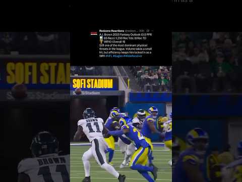 Can AJ Brown continue to put up big numbers in 2025?