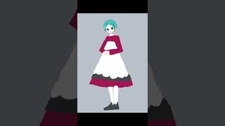 メイドミク描いてみた