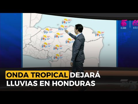 Onda tropical dejará lluvias en Honduras