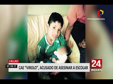 Callao: Cae Virolo, acusado de asesinar a escolar