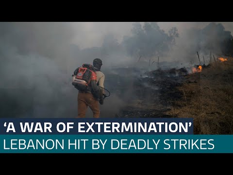 'Get out of the way' Netanyahu warns Lebanon amid deadliest strikes since 2006 | ITV News