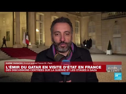 L'émir du Qatar en visite d'État en France • FRANCE 24