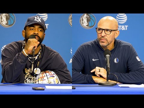 Kyrie Irving, Jason Kidd | Dallas Mavericks vs. Memphis Grizzlies postgame 1.9.24