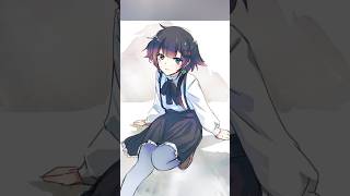 サスペンダースカートせぃが君のワンドロ絵 (イラスト タイムラプス) #shorts
