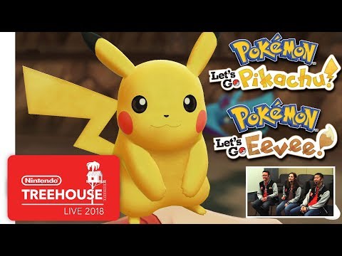 Pokémon: Let?s Go, Pikachu! and Pokémon: Let?s Go, Eevee! - Gameplay - Nintendo Treehouse: Live