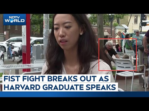 On Camera: Two Men Throw Hands As Harvard Graduation Speaker Discusses Divisions