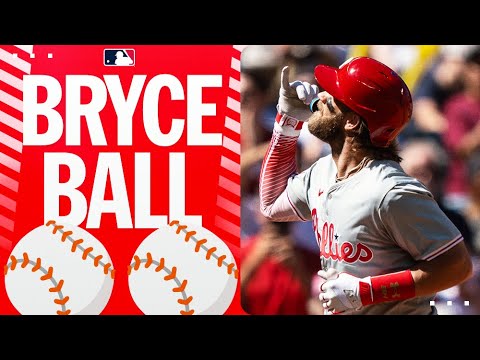 Bryceball INCOMING! Home run No. 25 of the year for Bryce Harper!