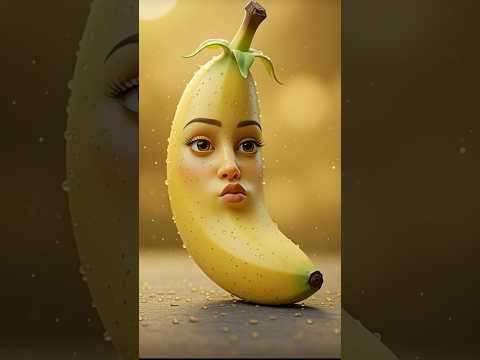 Fruits Eating Fruits 🍌🍓🫐 | Oddly Satisfying#asmr #aiart #foodasmr #viral