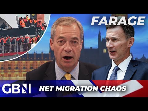 Jeremy Hunt's promises on net migration 'NOT GOOD ENOUGH!' says Nigel Farage