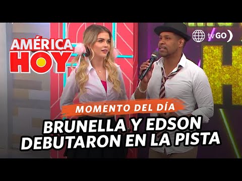América Hoy: Así fue el debut de Brunella y Edson en “Mira quién baila hoy 2” (HOY)