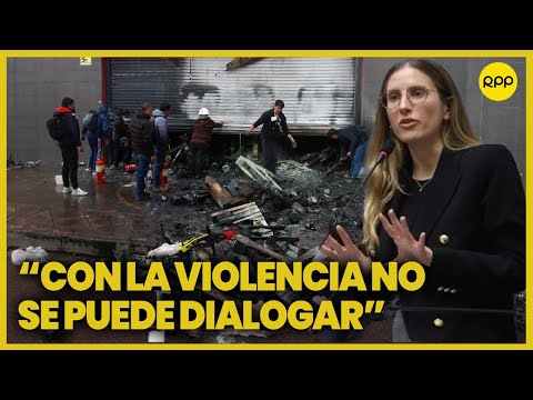 Manifestaciones en Puno: “No podemos ceder ante un chantaje violento”, confirma Adriana Tudela