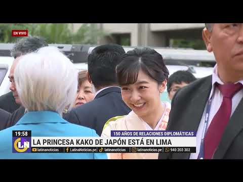 Princesa Kako de Japón visita Lima por celebración de los 150 años de relaciones diplomáticas