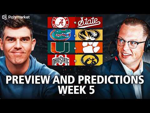 College Football Week 5 PREDICTIONS with Brooks Austin