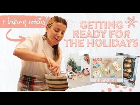 2021 Gift Guide for Toddlers! Decorating for the holidays + Baking Cookies!