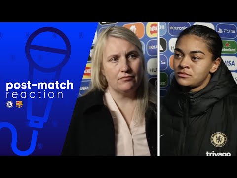 'WE RECOVERED WELL' | Emma Hayes & Jess Carter | Chelsea 0-1 Barcelona | Post-Match Reaction