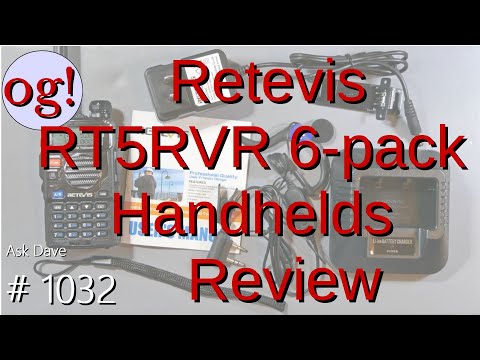 Retevis RT5RVR 6-pack Handhelds Review (#1032)