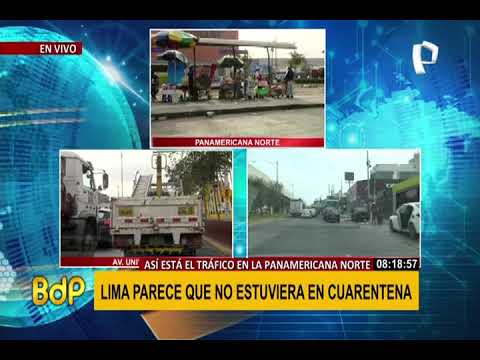 Lima Norte: colectiveros y ambulantes invaden calles durante cuarto día de cuarentena (5/5)